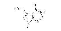 3-(hydroxymethyl)-1-methyl-1H-pyrazolo[3,4-d]pyrimidin-4(5H)-one